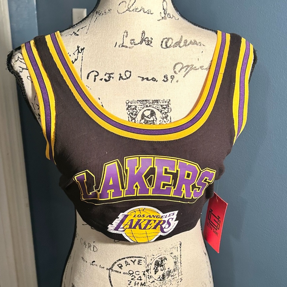 Ultra game Lakers crop top